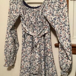 Altar'd State Blue Floral Mini Dress